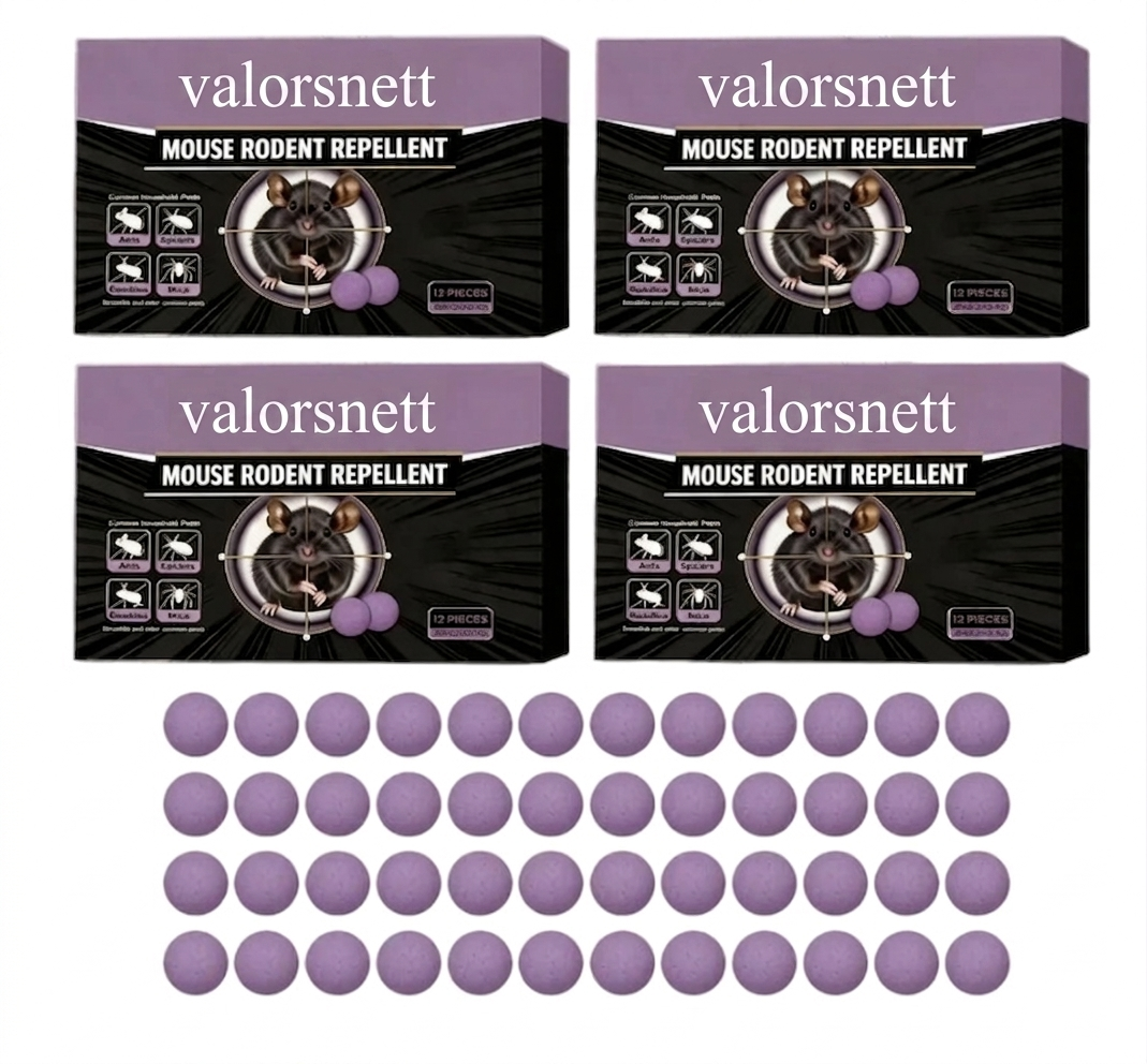 π 12-Pack Rodent Repellent Balls, Effective Pest Control Solution
