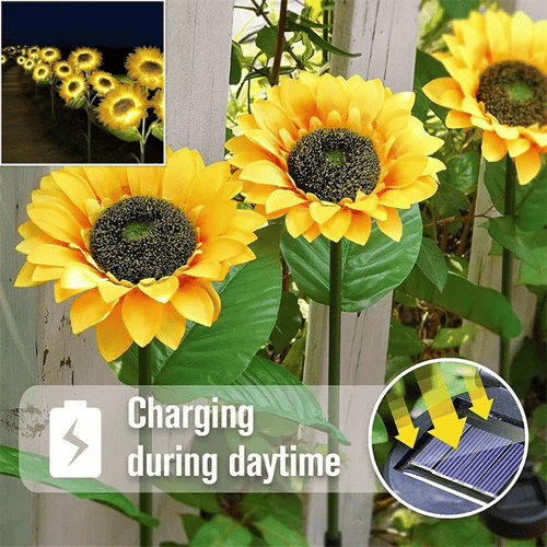 Dlosyvo®🌻Sunflower Solar Garden Stake Led Lights — Buy 2 Get 1 Free