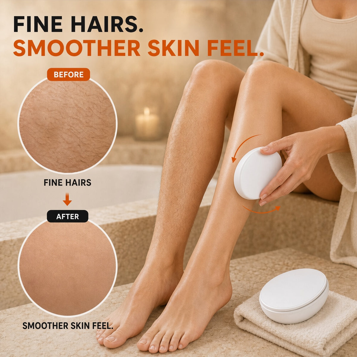 🥳2026 HOT SALE🥳💞50K+ SOLD!🔥Ergonomic Hair Removal Tool with Protective Cover