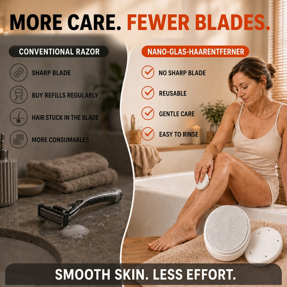 🥳2026 HOT SALE🥳💞50K+ SOLD!🔥Ergonomic Hair Removal Tool with Protective Cover