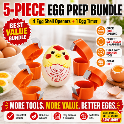 🔥🔥🔥Limited-time 😮‍💨 Buy 1 Get 1 Free ！！！🍳 Quick Egg Cracker Tool – Open Hundreds Of Eggs Faster & Cleaner 🔥