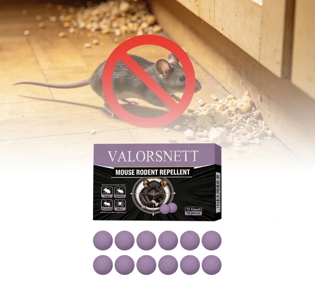 🐭 12-Pack Rodent Repellent Balls, Effective Pest Control Solution