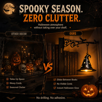 🎃Shockingly Low Price| Ghost Library Lantern – Cozy LED Reading Lamp:The Coziest Thing on the Internet Right Now.
