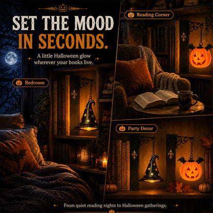🎃Shockingly Low Price| Ghost Library Lantern – Cozy LED Reading Lamp:The Coziest Thing on the Internet Right Now.