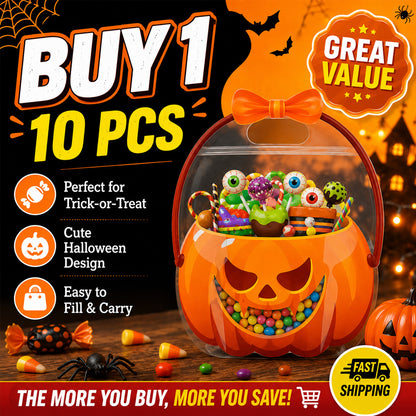 🎃 Unique Halloween Design| Goodie Bags Plastic Candy Bag perfect for candy, gifts, and creative packaging.