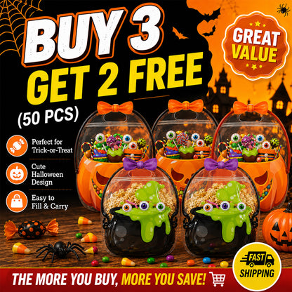 🎃 Unique Halloween Design| Goodie Bags Plastic Candy Bag perfect for candy, gifts, and creative packaging.