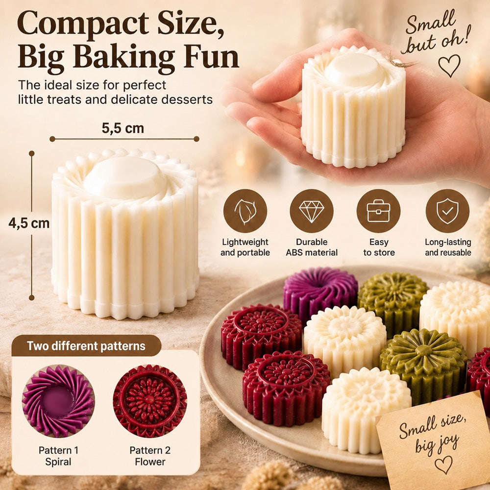 upsell🍪✨Grab Our Dual‑Ended Pastry Press Mold | Create Pro‑Level Cookies & Pastries With Zero Baking Skills, Kids‑Friendly for DIY Baking, Homemade Gift‑Making & Space‑Saving Stress‑Free Festive Snack Prep