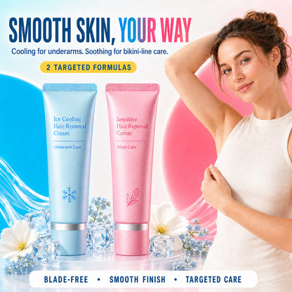 upsell Dlosyvo® Professional Hair Removal Cream|Convenient At‑Home Hair Removal for Sensitive Zones, Skip Razors & Painful Waxing