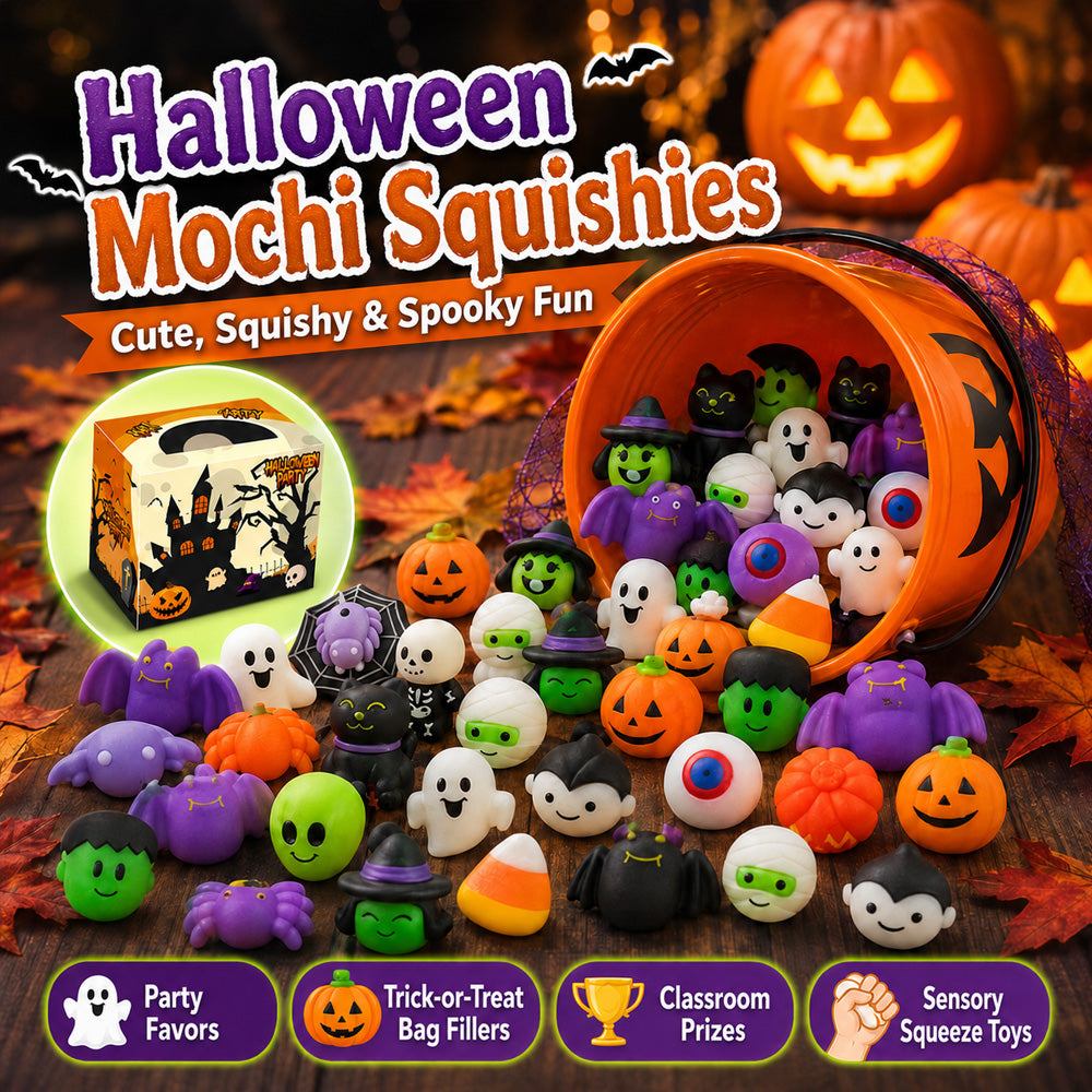 🎃Unbelievable Low Prices👻Halloween Squishy Set – Little Surprises for the Whole Party!