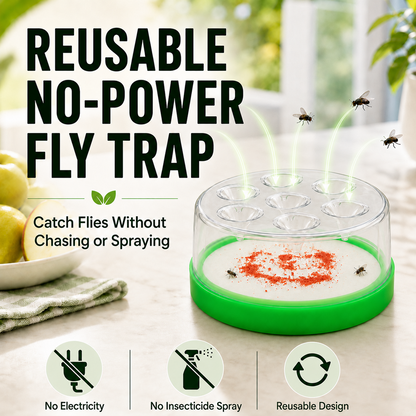 🥳2026 HOT SALE💞50K+ SOLD!🏠🛡️Reusable Non-Electric Fly Trap Dlosyvo®