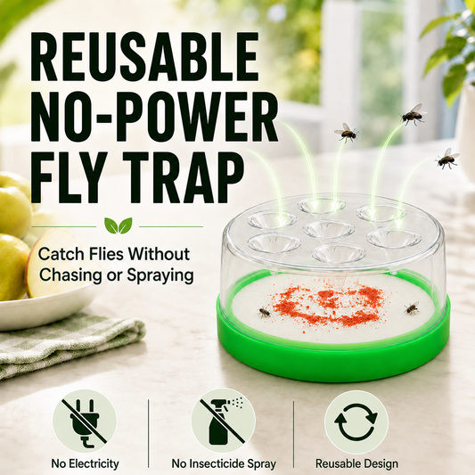 🥳2026 HOT SALE💞50K+ SOLD!🏠🛡️Reusable Non-Electric Fly Trap Dlosyvo®