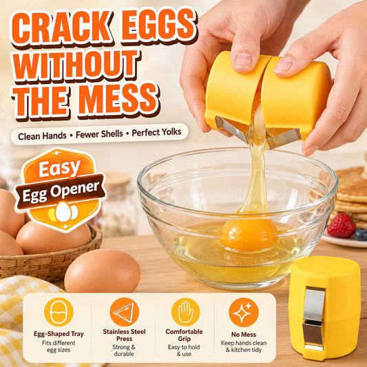 🔥🔥Limited-time 😮‍💨 Buy 1 Get 1 Free ！！！🍳 Quick Egg Cracker Tool – Open Hundreds Of Eggs Faster & Cleaner 🔥Dlosyvo®