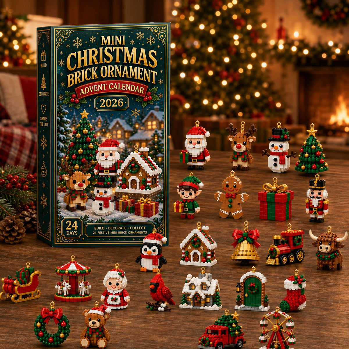 ⏳ LAST CHANCE: Save 49% on the 24-Day Christmas Advent Calendar |🎄 Build 24 Unique Mini Ornaments — One New Surprise Every Day!