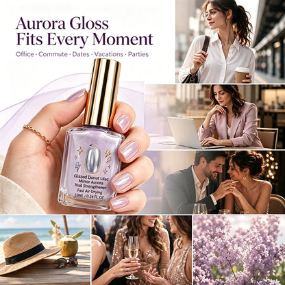💅 40% OFF !! ⏰ Lilac Glossy Nail Strengthener – Strengthen Weak Nails & Restore Natural Shine — Dlosyvo®