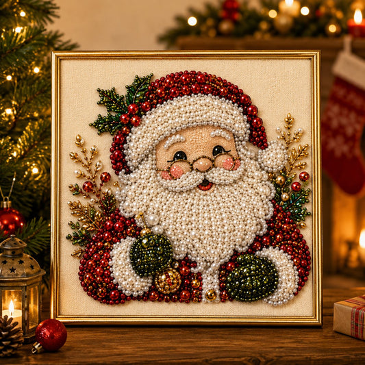 Upsell🧘Relaxing & Beginner-Friendly - 🎨💎DIY Christmas Pearl Art Kit