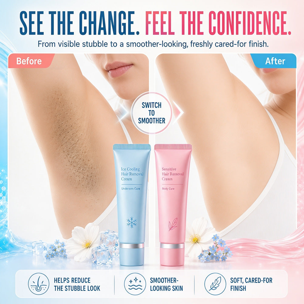 upsell Dlosyvo® Professional Hair Removal Cream|Convenient At‑Home Hair Removal for Sensitive Zones, Skip Razors & Painful Waxing