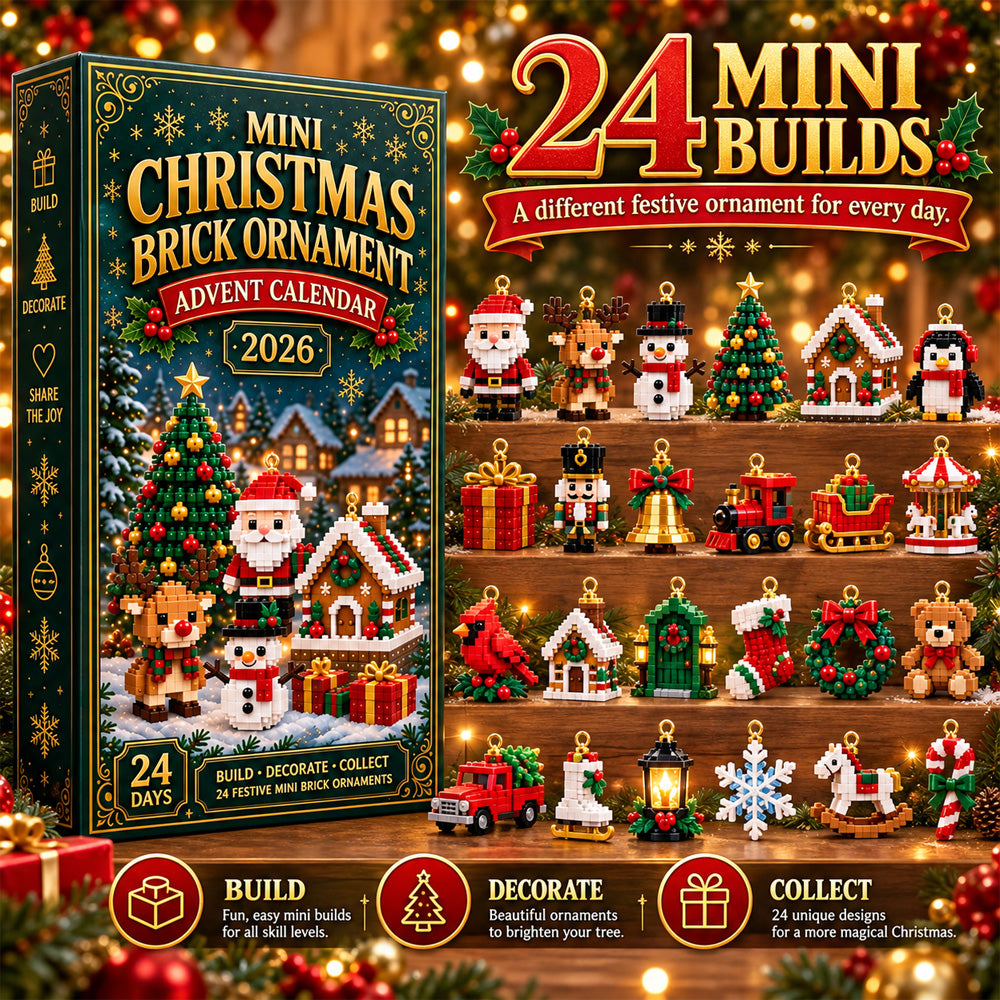 ⏳ LAST CHANCE: Save 49% on the 24-Day Christmas Advent Calendar |🎄 Build 24 Unique Mini Ornaments — One New Surprise Every Day!
