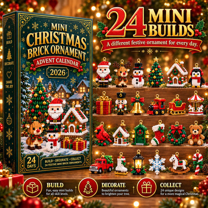⏳ LAST CHANCE: Save 49% on the 24-Day Christmas Advent Calendar |🎄 Build 24 Unique Mini Ornaments — One New Surprise Every Day!