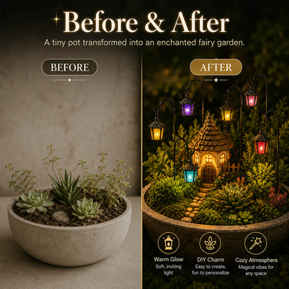 🌿 Glow-in-the-Dark Plant Stakes – 7 colors, premium resin, sturdy iron hooks – magical garden decor. 🌙