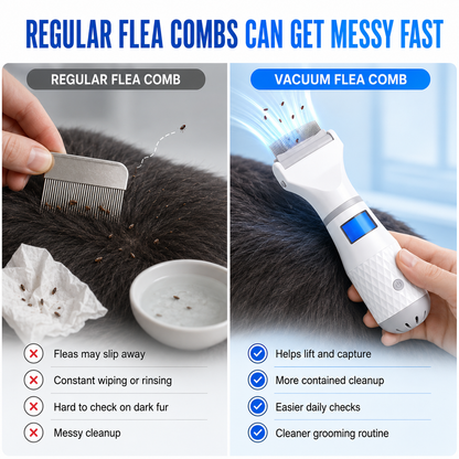 Electric Flea Comb for Pets 🛡️✨Dlosyvo®