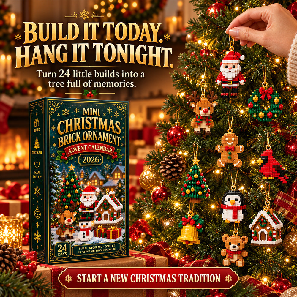 ⏳ LAST CHANCE: Save 49% on the 24-Day Christmas Advent Calendar |🎄 Build 24 Unique Mini Ornaments — One New Surprise Every Day!