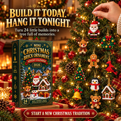 ⏳ LAST CHANCE: Save 49% on the 24-Day Christmas Advent Calendar |🎄 Build 24 Unique Mini Ornaments — One New Surprise Every Day!