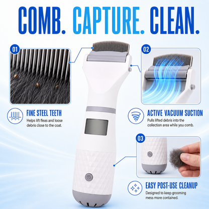 Electric Flea Comb for Pets 🛡️✨Dlosyvo®