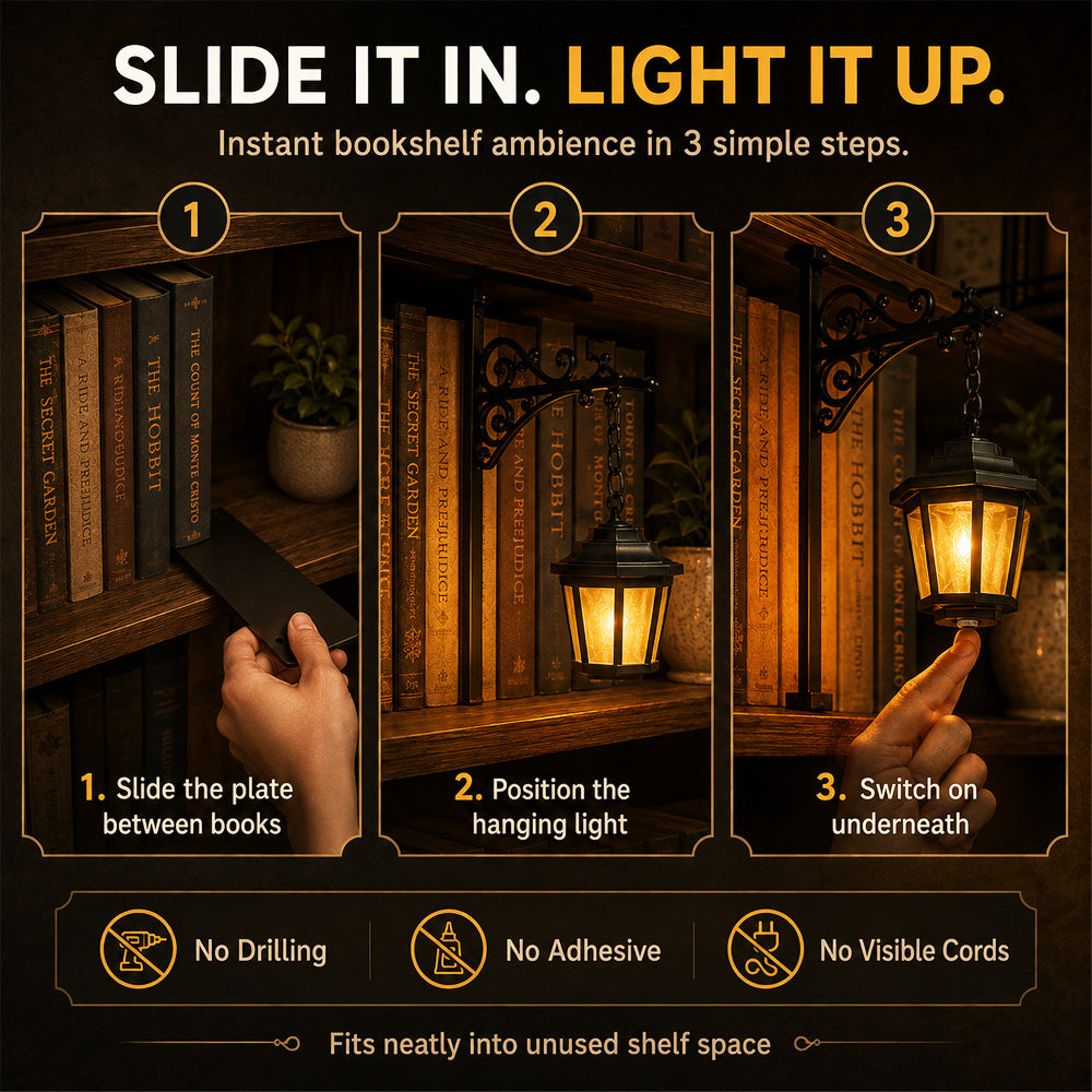 🎃Shockingly Low Price| Ghost Library Lantern – Cozy LED Reading Lamp:The Coziest Thing on the Internet Right Now.