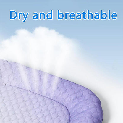 ❄️Pet Cooling Mat for Dogs & Cats 🐾  Naturally Cool Ice-Silk Pad • Breathable, Washable & Soft Dlosyvo®