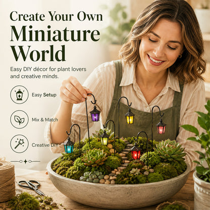 🌿 Glow-in-the-Dark Plant Stakes – 7 colors, premium resin, sturdy iron hooks – magical garden decor. 🌙