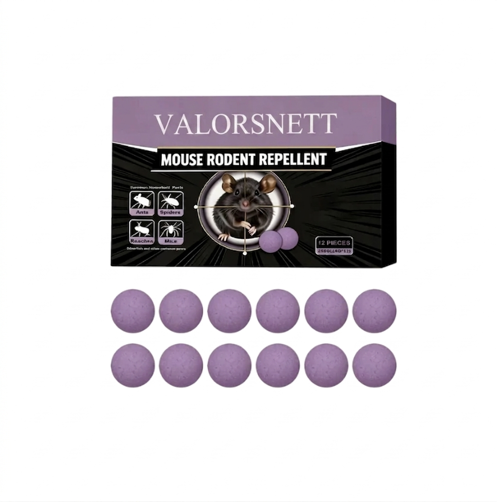 🐭 12-Pack Rodent Repellent Balls, Effective Pest Control Solution