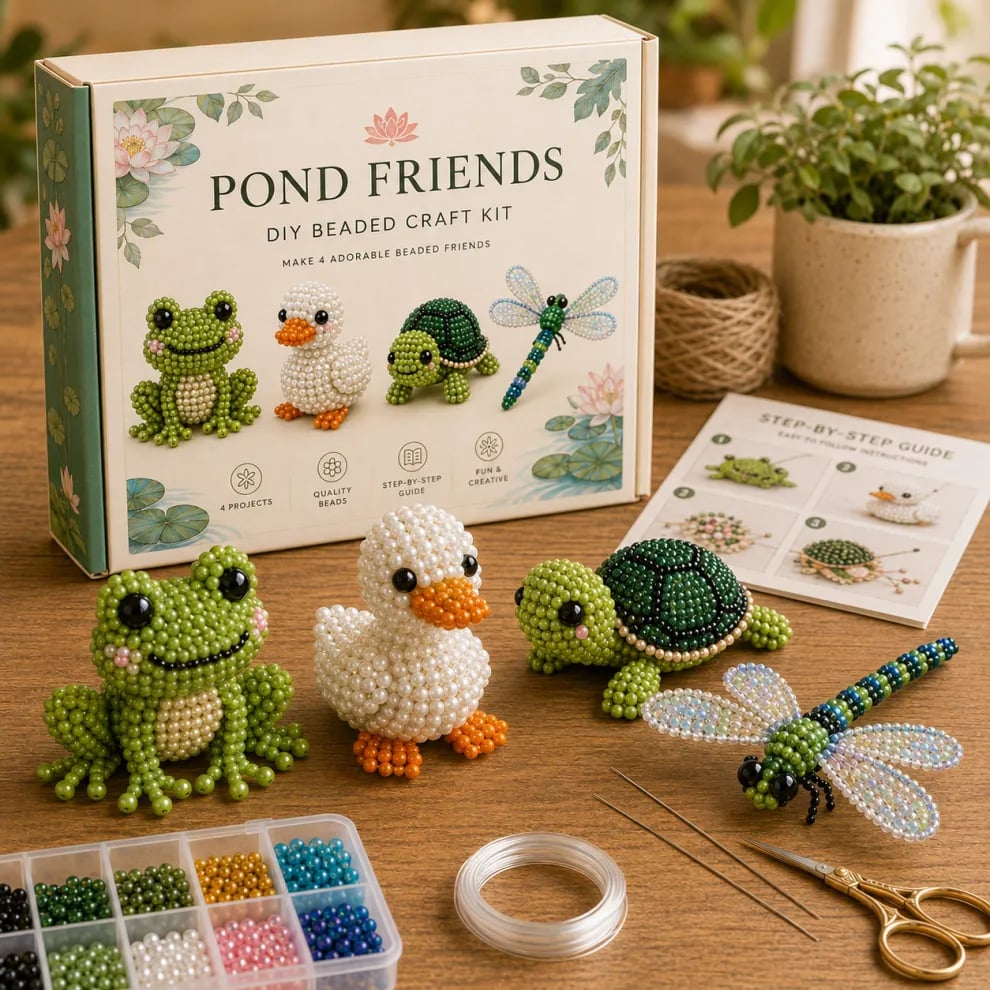 Dlosyvo® 🔥Hot Sale - 50% OFF🔥🏆Limited Time Sale 49% OFF🧵✨Petite 3D Beaded Animal Craft Kit
