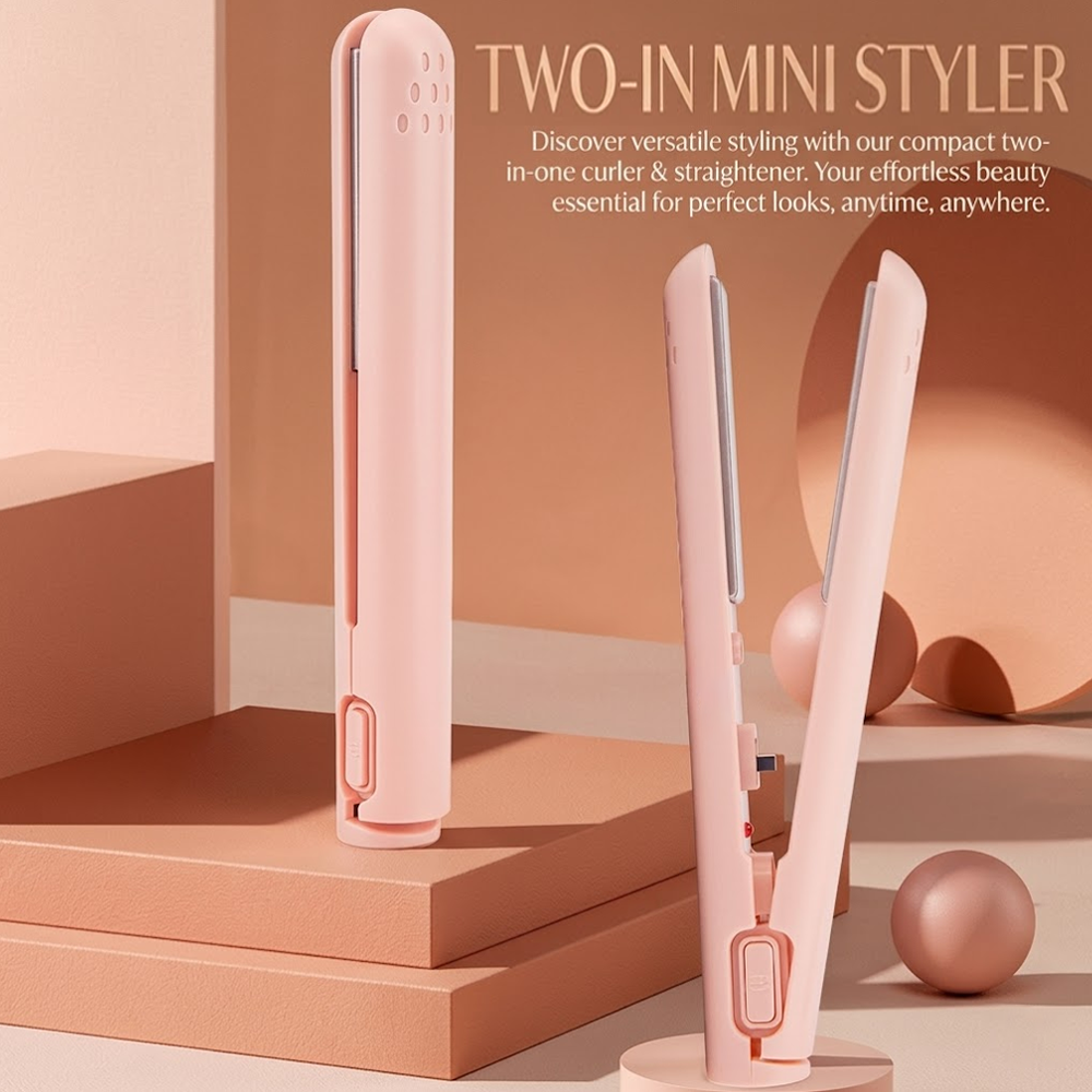 Dlosyvo® ⏳2-in-1 Mini Curling Iron