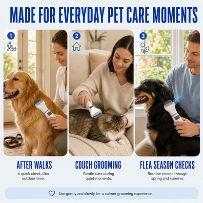 Electric Flea Comb for Pets 🛡️✨Dlosyvo®