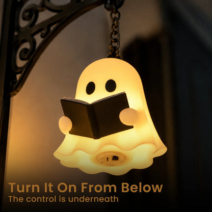 🎃Shockingly Low Price| Ghost Library Lantern – Cozy LED Reading Lamp:The Coziest Thing on the Internet Right Now.