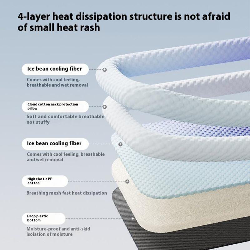 ❄️Pet Cooling Mat for Dogs & Cats 🐾  Naturally Cool Ice-Silk Pad • Breathable, Washable & Soft Dlosyvo®