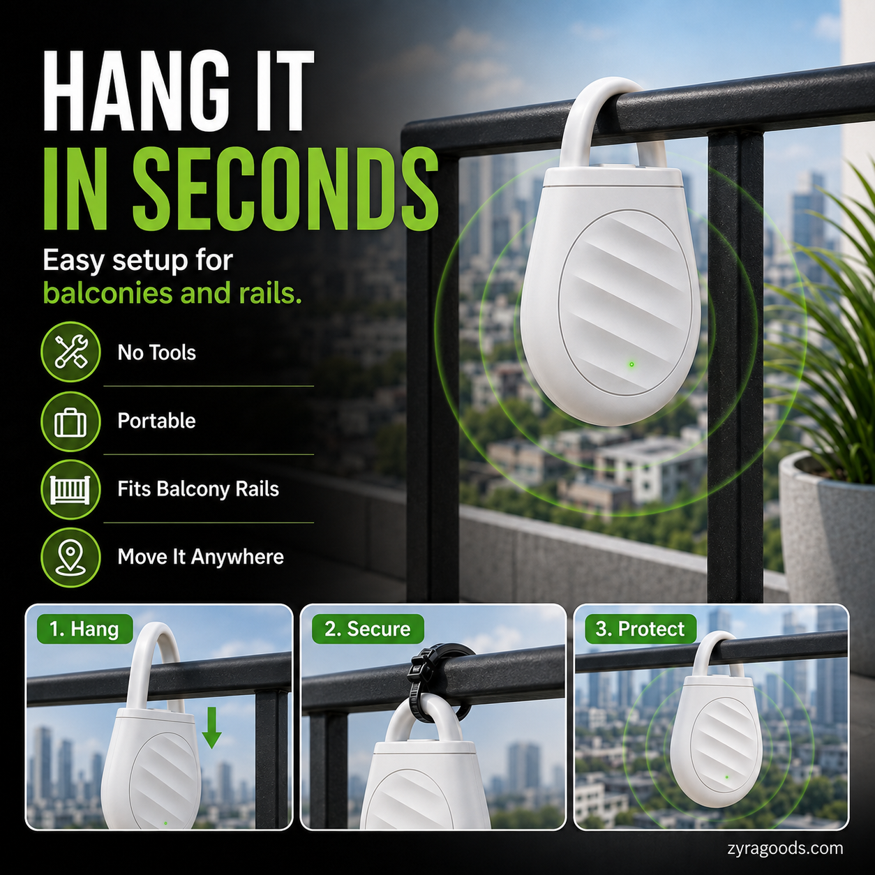 upsell Dlosyvo® 🐦Portable Ultrasonic Bird Repellent Keychain| 🐦‍⬛Prevent bird droppings; protect fruits, vegetables, food, and lawns