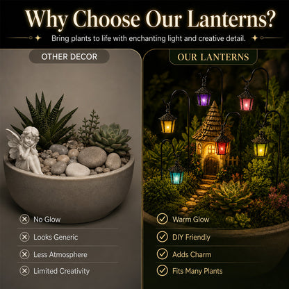 🌿 Glow-in-the-Dark Plant Stakes – 7 colors, premium resin, sturdy iron hooks – magical garden decor. 🌙