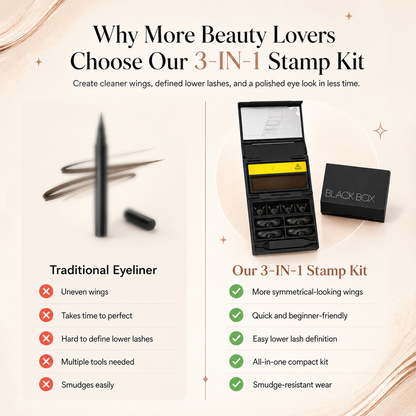 🔥2026 New Arrival🔥3-in-1 Eyeliner and Lower Lash Stamp Kit  Dlosyvo ®