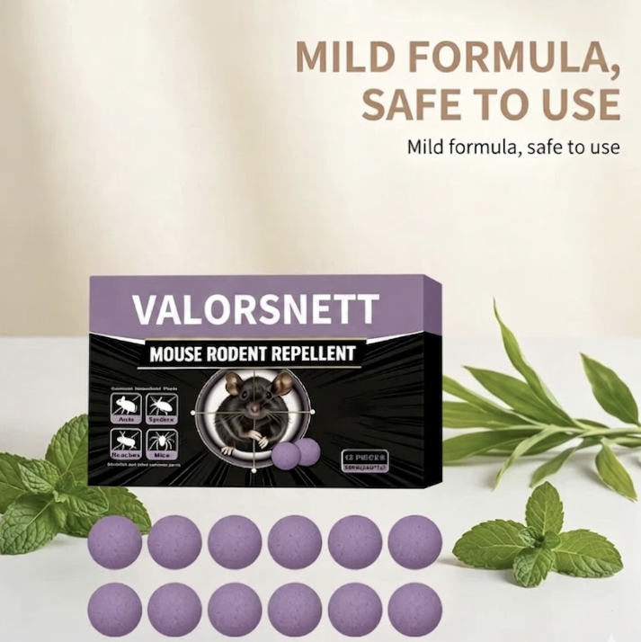 🐭 12-Pack Rodent Repellent Balls, Effective Pest Control Solution
