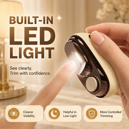 ✂️ LIMITED-TIME 50% OFF!! 💅 2-in-1 Smart Electric Nail Clipper & Polisher 🌟