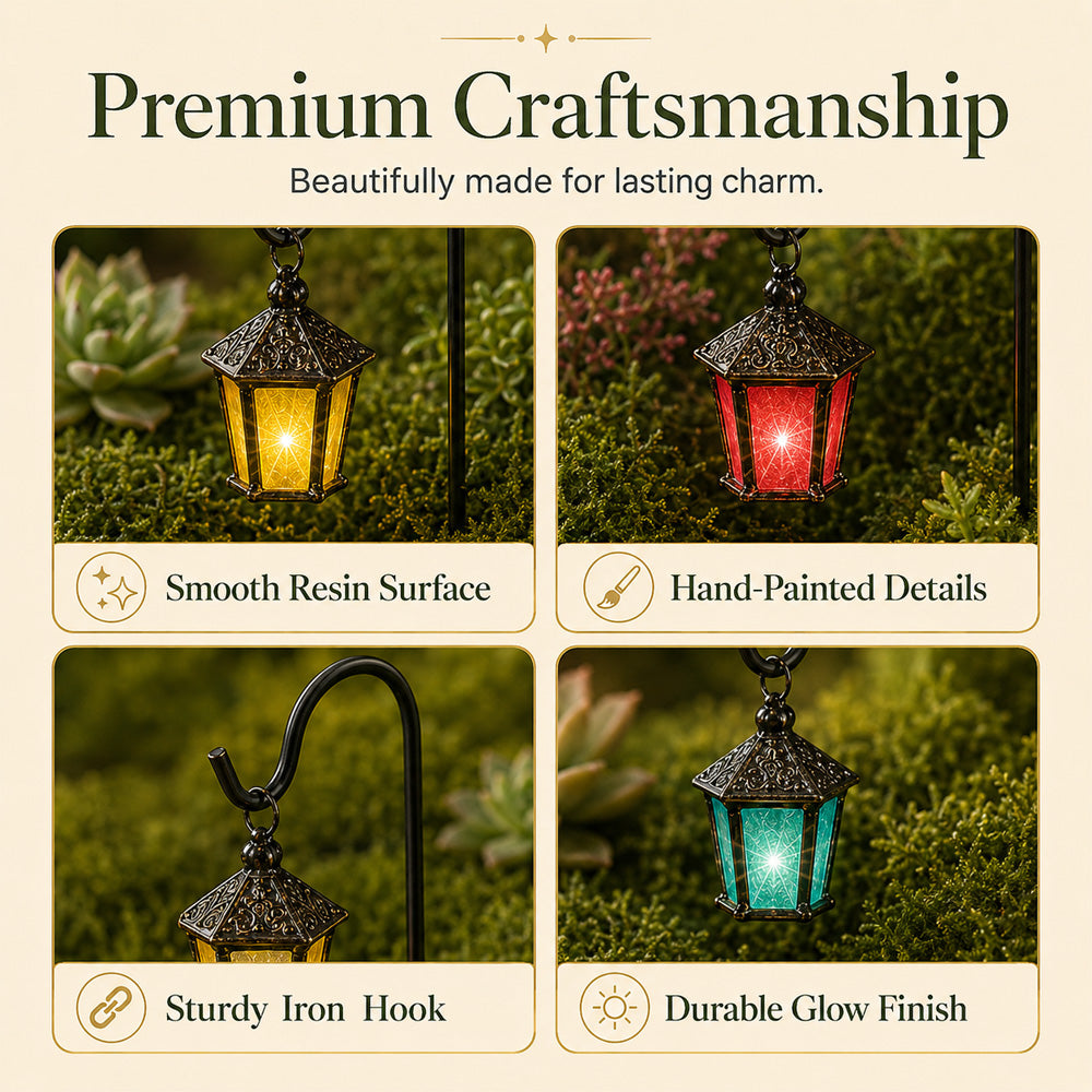 🌿 Glow-in-the-Dark Plant Stakes – 7 colors, premium resin, sturdy iron hooks – magical garden decor. 🌙