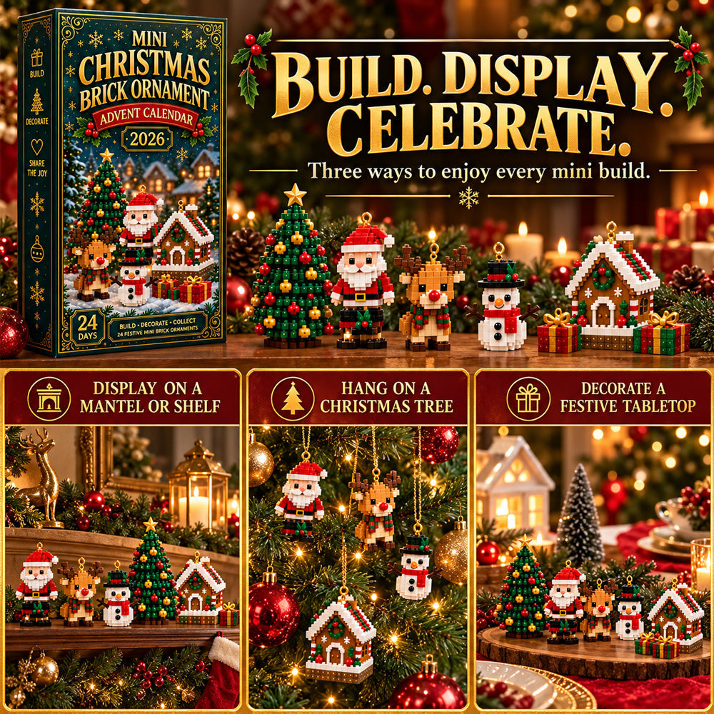 ⏳ LAST CHANCE: Save 49% on the 24-Day Christmas Advent Calendar |🎄 Build 24 Unique Mini Ornaments — One New Surprise Every Day!