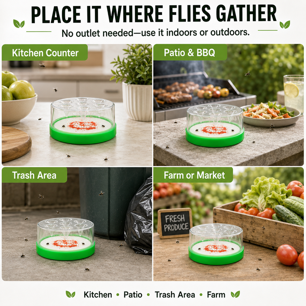 🥳2026 HOT SALE💞50K+ SOLD!🏠🛡️Reusable Non-Electric Fly Trap Dlosyvo®