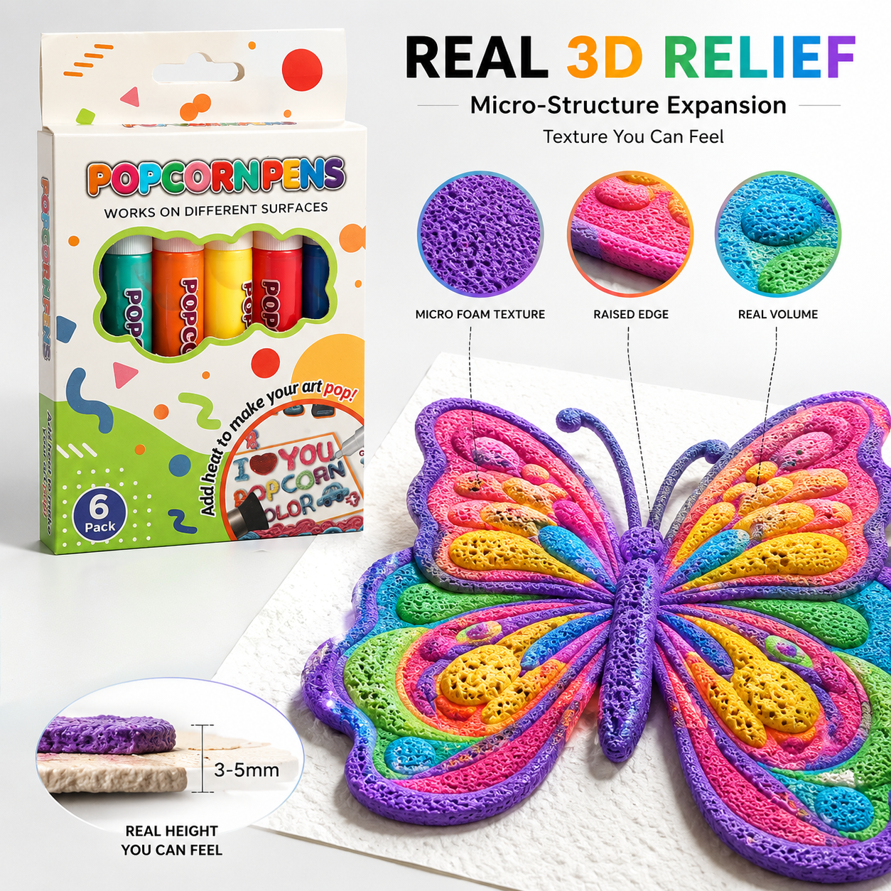 Save 50% by ordering today丨Dlosyvo® 3D Relief Art Pen – Turn Flat Drawings Into Touchable 3D Art🪄