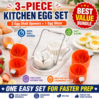🔥🔥🔥Limited-time 😮‍💨 Buy 1 Get 1 Free ！！！🍳 Quick Egg Cracker Tool – Open Hundreds Of Eggs Faster & Cleaner 🔥