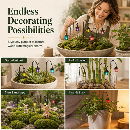 🌿 Glow-in-the-Dark Plant Stakes – 7 colors, premium resin, sturdy iron hooks – magical garden decor. 🌙