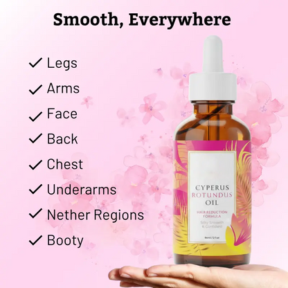 upsell Dlosyvo®⏳⏰  Cyperus Rotundus Oil for Natural Hair Reduction