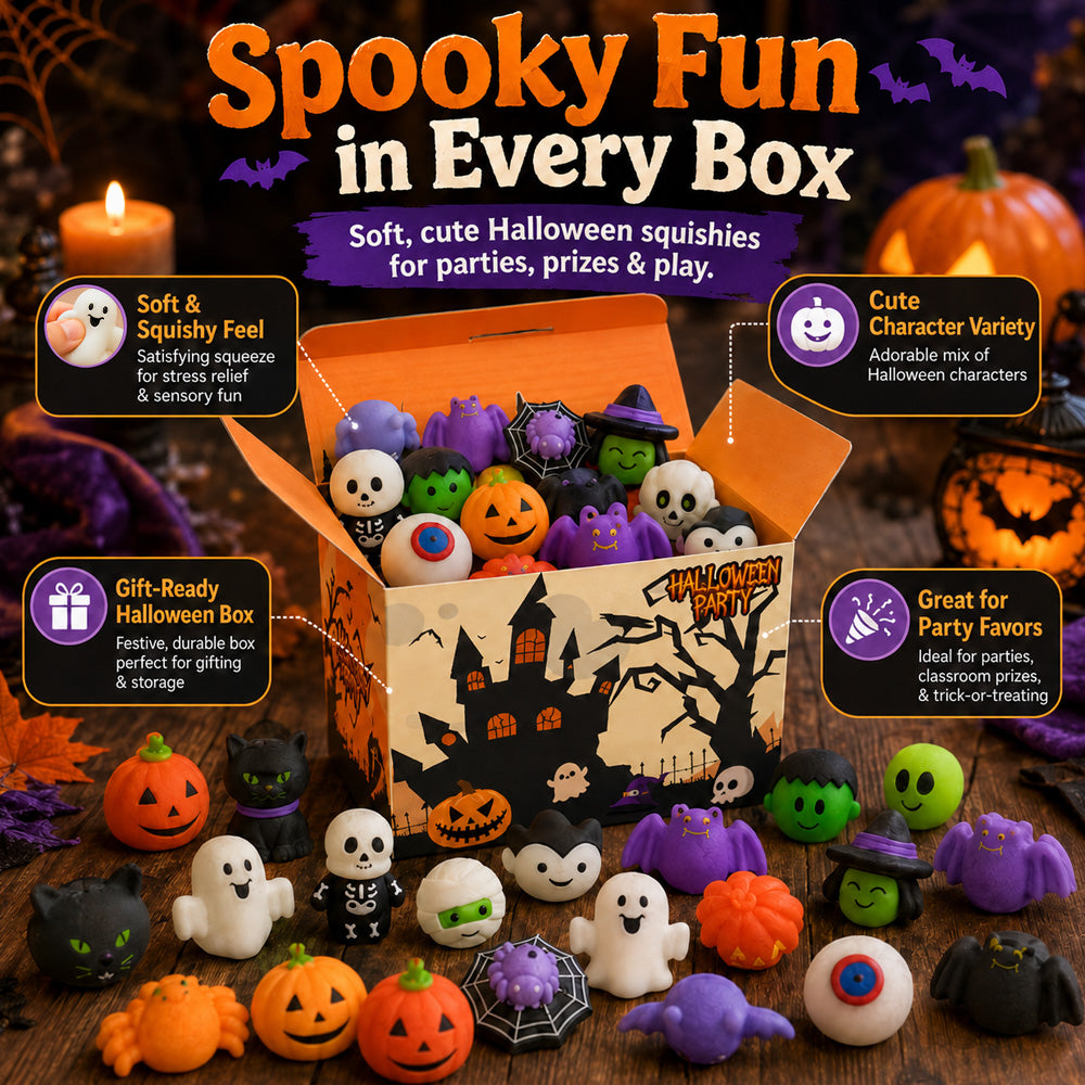 🎃Unbelievable Low Prices👻Halloween Squishy Set – Little Surprises for the Whole Party!