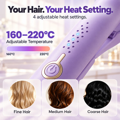 💐 Wavy Curling Iron – Salon shine & heat protection